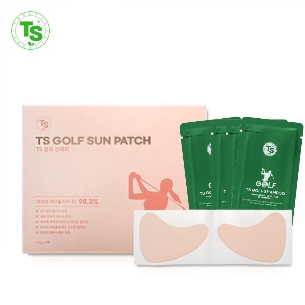 Coffret de shampoing de golf TS Golf Patch Sun Patch, 12 pièces, 3,5 g