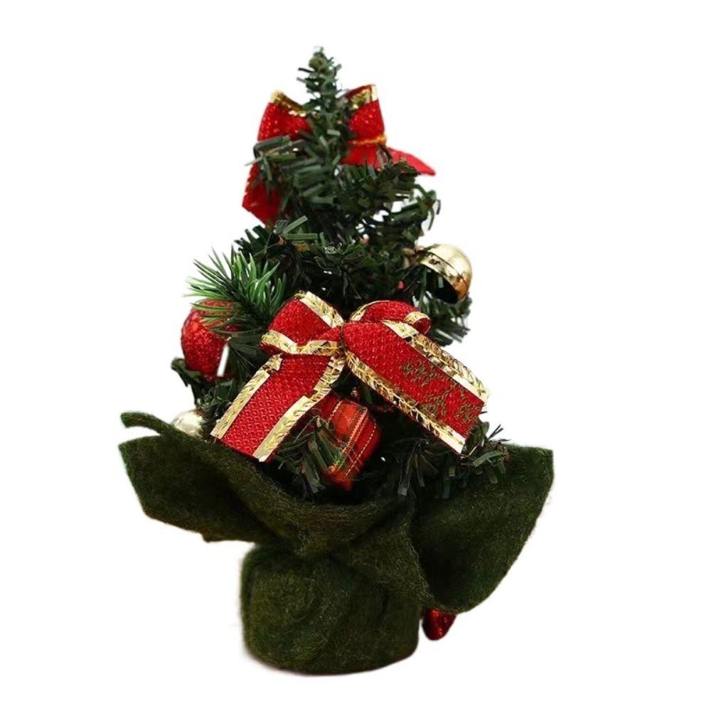 Mini Christmas Tree Ornaments 20cm Christmas Tree Supplies Fashion Desktop Tree Ornaments New Year