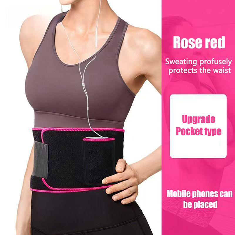 1Pc Waist Trainer Slimming Belt Men Gym Fitness Cincher Belly Control Corset Sweat Fat Burning Women Body Shaper Weight Loss