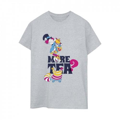 Disney Womens/Ladies Alice In Wonderland More Tea Cotton Boyfriend T-Shirt