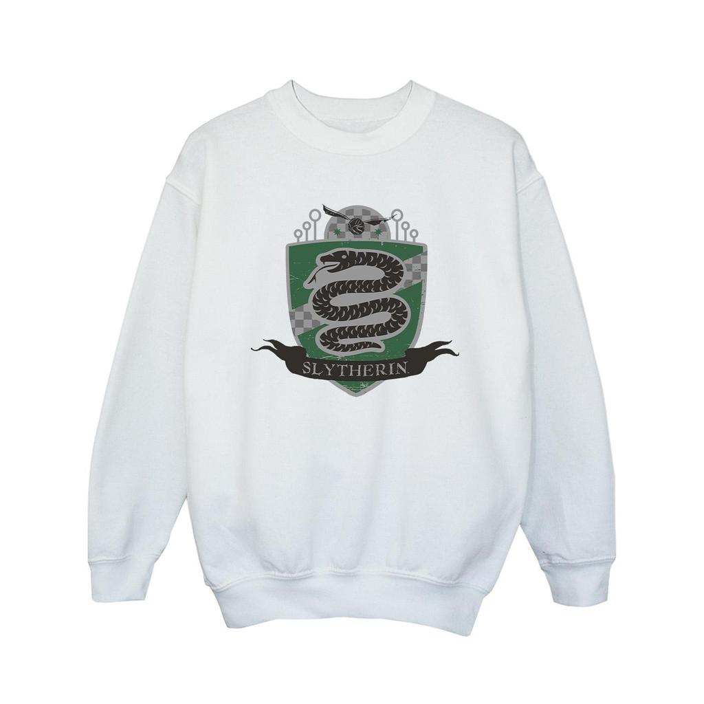 Harry Potter Girls Slytherin Chest Badge Sweatshirt