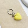 Stylish Love Heart Keychain Eye Catching Key Chain Bag Charm Decorations Fashionable Metal Pendant for Backpacks