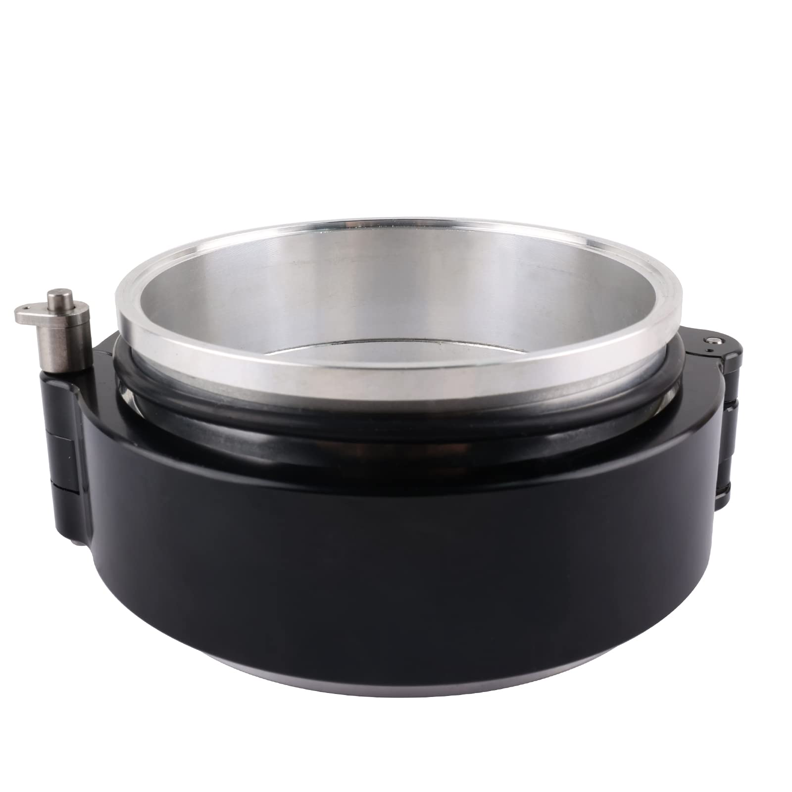 

BAGARAATAN Aluminum Quick Release Intake Intercooler Pipe Intake Intercooler Pipe Throttle Union Sleeve V-Band Clamp, 2 /51mm Clamp, (Black)