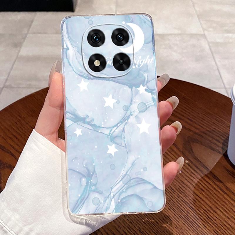 Cover For Xiaomi Poco X7 Case Luxury Aesthetic Cute Cat Fashion Astronaut Transparent Soft Silicone TPU Bumper Casing 24095PCADG