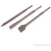 Burins 6 Pans SDS-Plus - Silverline - 3 Pcs 250 Mm - 20, 40 Mm Et Pointu
