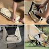 Outdoor Camping Folding Chair Lightweight  Backpacking Picnic Chair Beach Fishing Collapsible Camp Chair