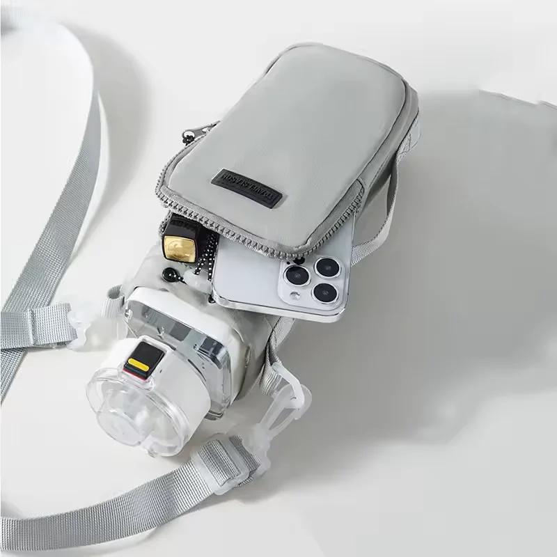 Adjustable Shoulder Strap Portable Water Bottle Bag with Thermal Vacuum Mug Cup Sleeve Cup Insulated Protective Cover
