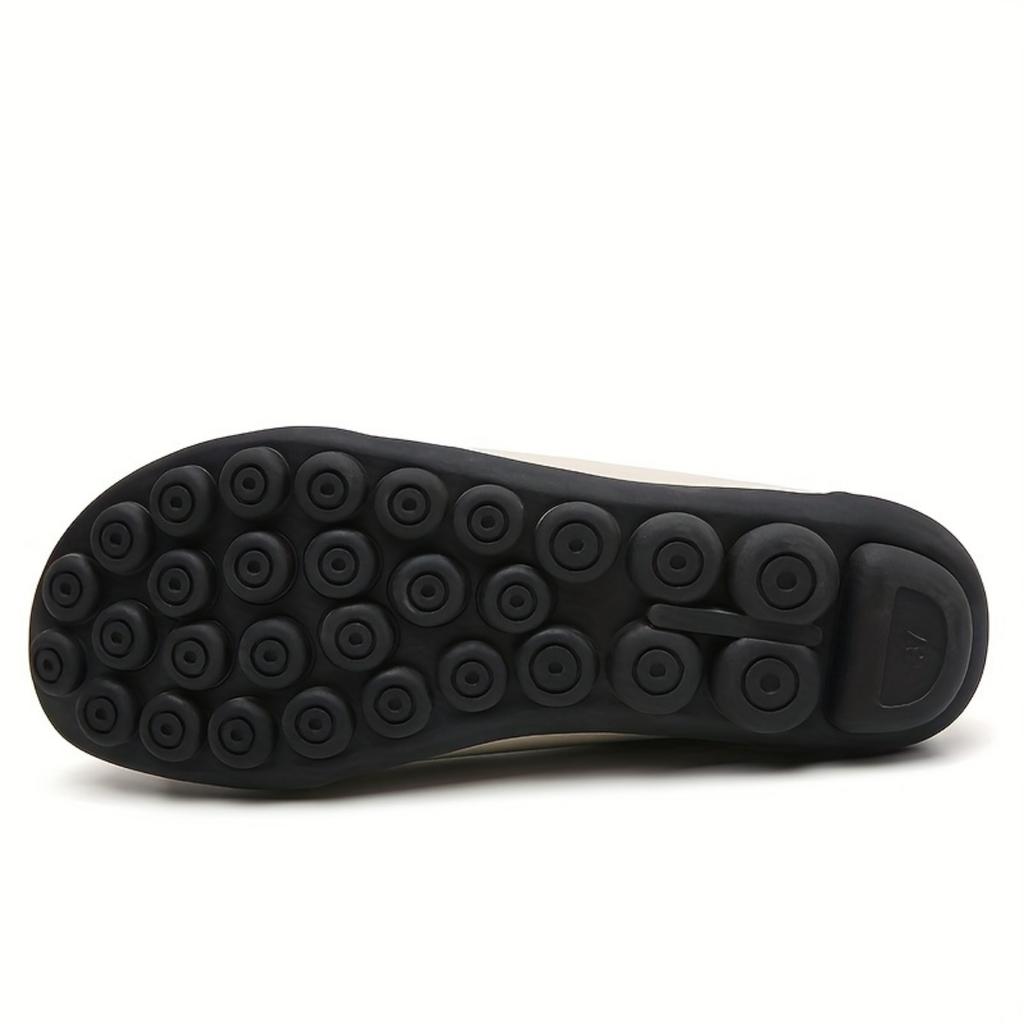 Damen Schleifen-Loafer - Bequeme einfarbige flache Schuhe (grün, Rot, Beige, Schwarz, Braun), Leichte Freizeitschuhe, nur Handwäsche