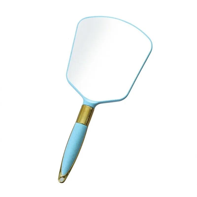 HD Makeup Mirror European-style High-quality Handheld High-end Beauty Portable Retro Pattern Vanity Mirror