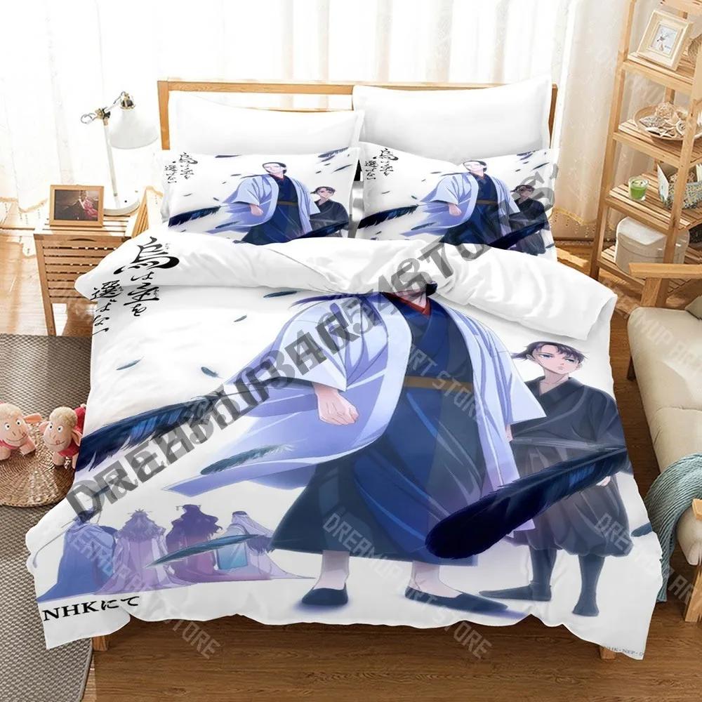3D Print YATAGARASU The Raven Bedding Set Single Twin Full Queen King Size Bed Set Adult Kid Bedroom Duvetcover Sets Anime Bed