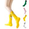 Women's Mid-calf Cartoon Anime Multifunctional -bottom Sports Trendy Socks For Running