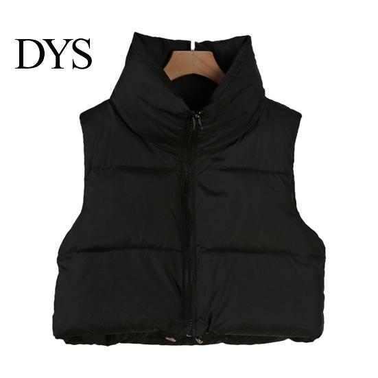 Damen Winterjacke Weste Mantel Stehkragen Nackenschutz Verdickt Gepolstert Reißverschluss Leichte Strickjacke Ärmellos Einfarbig Kordelzug Dame