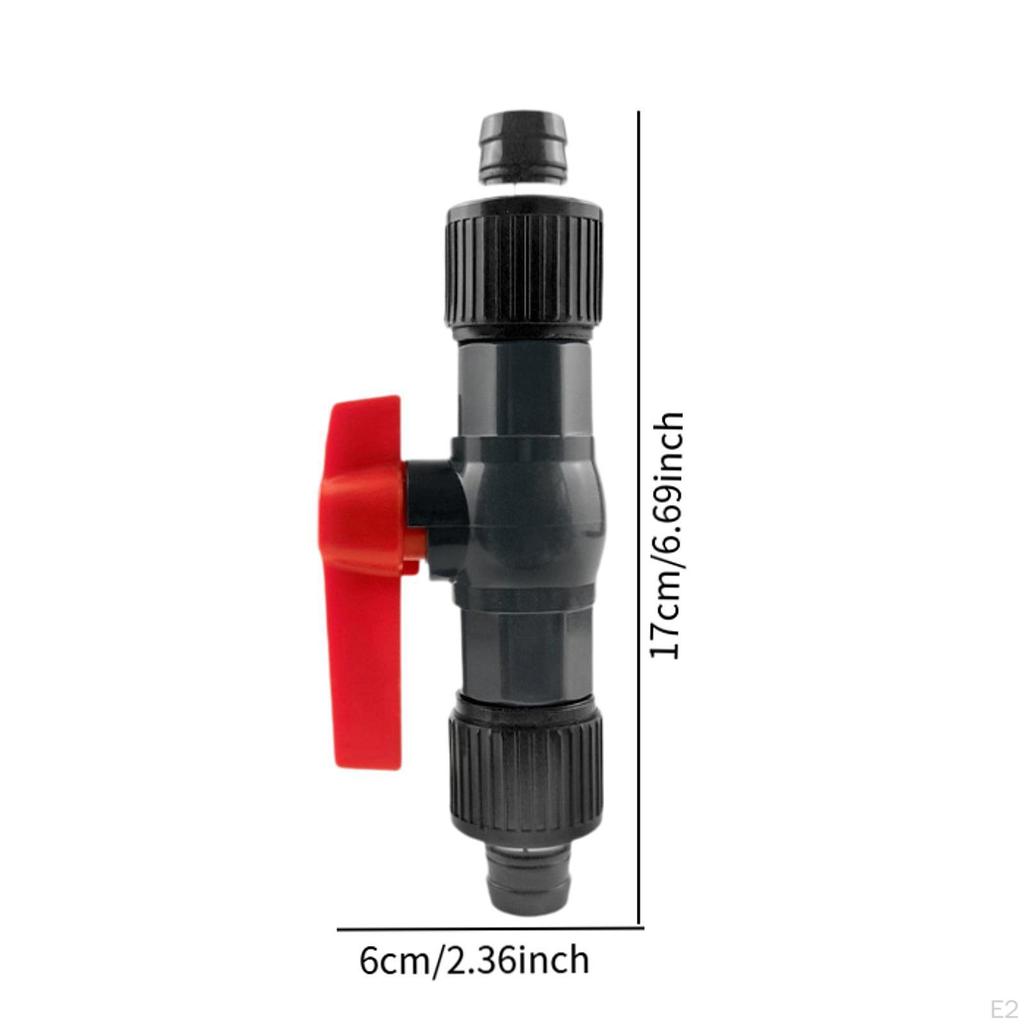 Aquarium Water Changer Control Valve Double Head Multifunction Easy To Install Connector