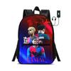 Child School Bags for Student Rucksack L-Lamin Yamal Sport Bookbag Kids Gift Football Star Backpack with USB Interface Bag