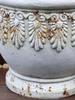 Handmade European-Style Embossed Flower Pot for Gardens and Villas