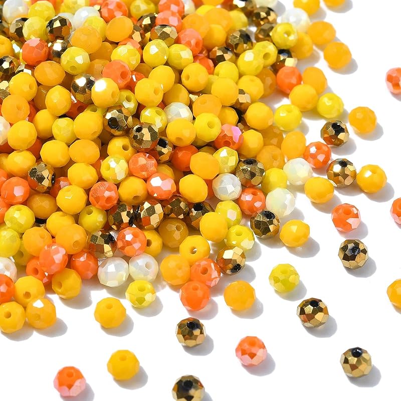KitBeads 120Pcs Glass Teardrop Beads AB Color Water Drop Beads Top Drilled Faceted Tear Drop Shaped Beads for Jewelry Making Bracelet Necklace Crafts