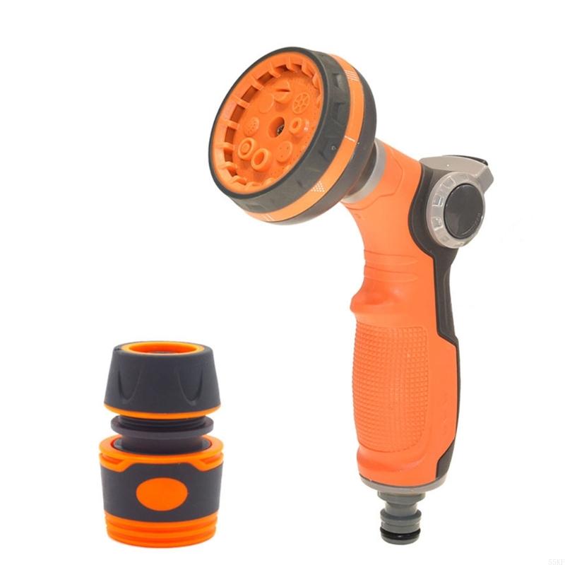 Garden Watering Sprayed Nozzle With Multiple Modes For Flowers Plant And Vegetables Lightweight Plastic Design Easy To Install