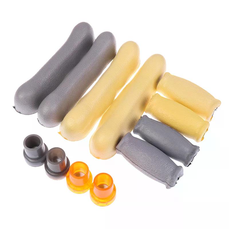 6Pcs/set Axillary Crutch Accessories Kit Pads Replacement Antislip Rubber Underarm Cushions Hand Pad Accessories