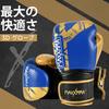 MaxxMMA Boxerské rukavice Punchingové rukavice Prodyšné Kickbox MMA Punchingové rukavice Boxovací pytel MMA Tréninkové rukavice 10 (Modrá, oz)