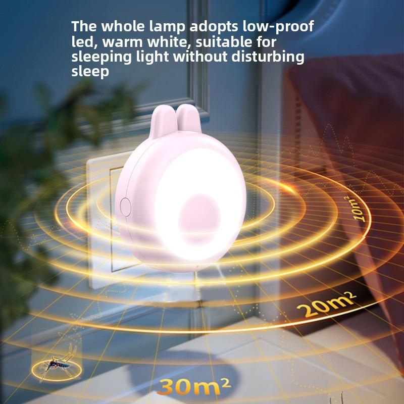Sonic Mosquito Repellent Night Light Led Soft Light Eye Protection Indoor Plug-in Silent Mite Remover Mosquito Repellent