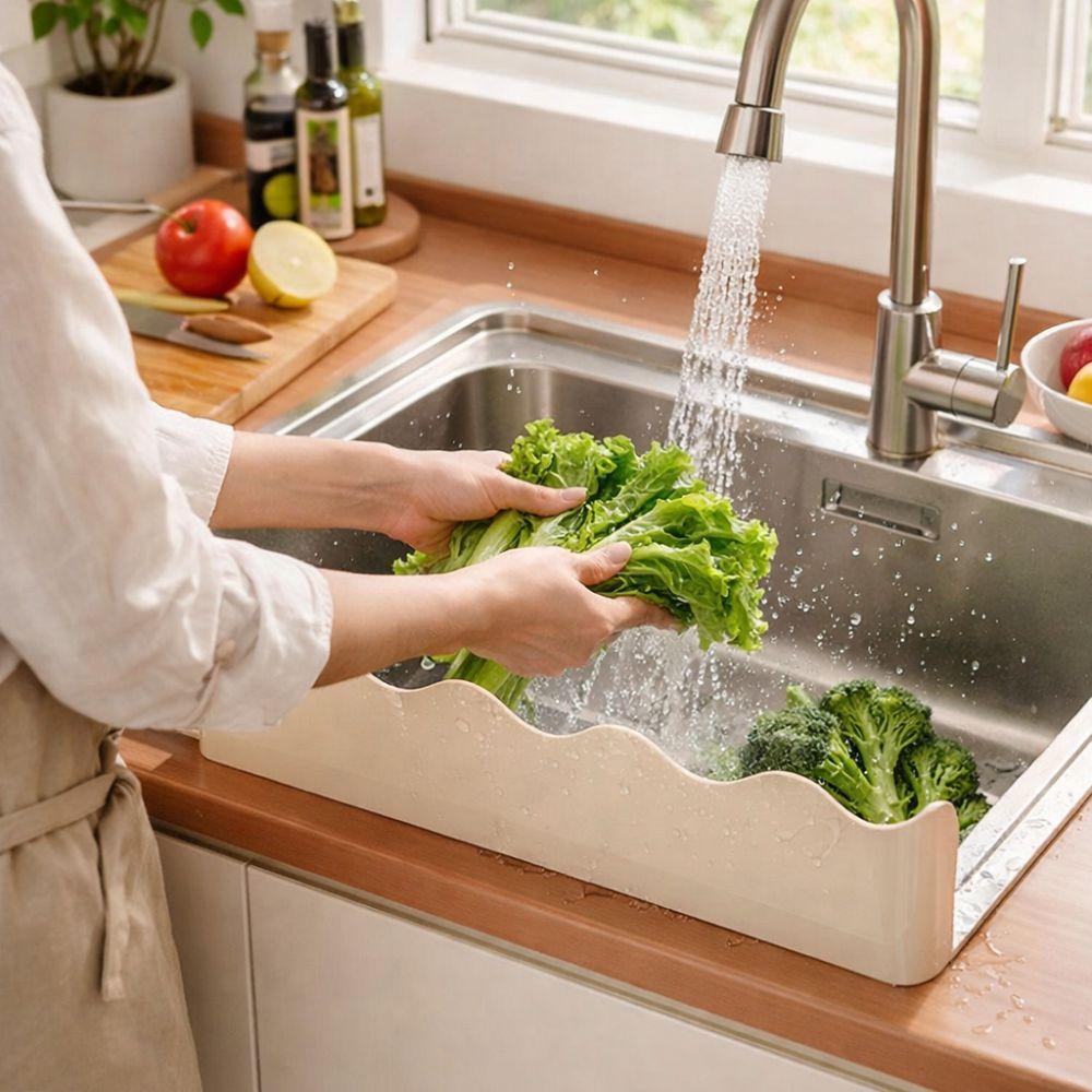 Oil-Proof Kitchen Sink Baffle Suction Cup Waterproof Baffle Water Blocking Board  Washing Dishes