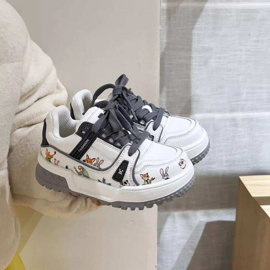 Korean-style Children's Cartoon sneakers2026Spring New Casual Boys' and Girls' Breathable and Non-slip Athletic Shoes