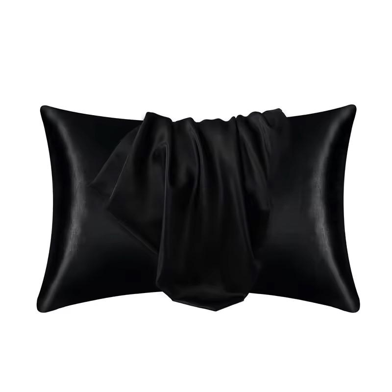 Pillowcase Silk Pillow Cover Silky Satin Hair Beauty Pillow Case Comfortable Pillow Case Home Decor wholeStandard/Queen 1PC