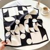 70cm×70cm Retro Paisley Imitation Silk Square Scarf - Versatile Decorative Neck Scarf Shawl