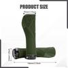 2 Pieces Bike Handlebar Grips Grip Rubber Lightweight Anti Slip Shock Absorption