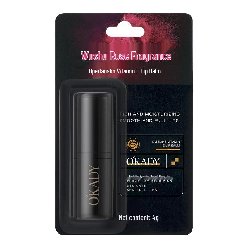 

OKADY European Vitamin C Lip Balm: 3.5g stick for hydrating and nourishing lips, anti-dryness, reduces lip lines, perfect for autumn/winter.
