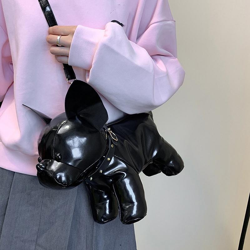 SCIONE Geantă Crossbody Păpușă Stereo Cățeluș Drăguț 2025 Nouă Originală Personalitate Păpușă Geantă de Umăr Animal PU Impermeabilă Geantă Messenger