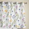 Blumen-Aquarell-handbemalte Fenstervorhänge für Wohnzimmer, Schlafzimmer, Vorhang, moderne Küche, Jalousien, Vorhänge