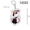 BLACKPINK Acrylic Double-Sided Keychain: Lisa, Jisoo, Jennie, Rosé