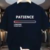 Men's Versatile Summer Fashion Novel Print Round Neck Short Sleeve T-Shirt Machine Washable Regular Style