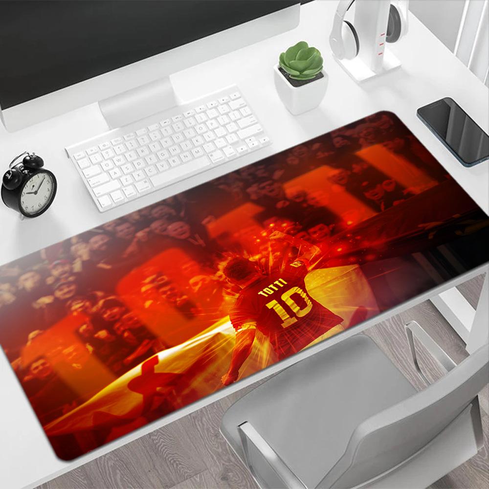 Totti's Legacy: Eternal Large Mouse Pad Gamer Mousepad HD Print Desk Pad Non-Slip Rubber Bottom Perfect Gift for Gamers