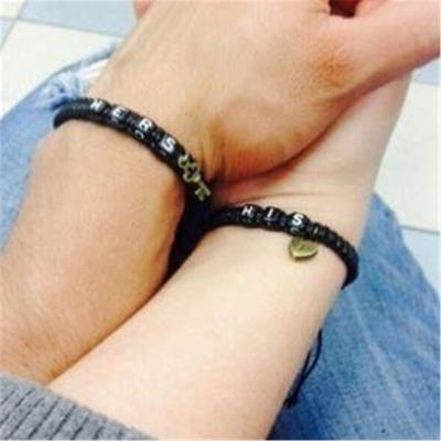 1Pairs Couples Bracelets Upgrade Handmade HIS And Hers Couple Bracelet For Him And Her With Key And Lock Bracelets Set Couples Gifts