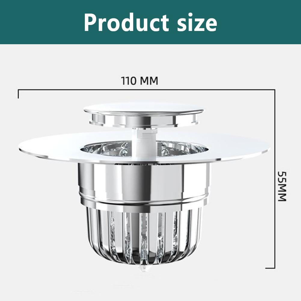 Universal Sink Sealing Drain Plug Quick Draining Sewer Drain Protector For Kitchen Bathroom