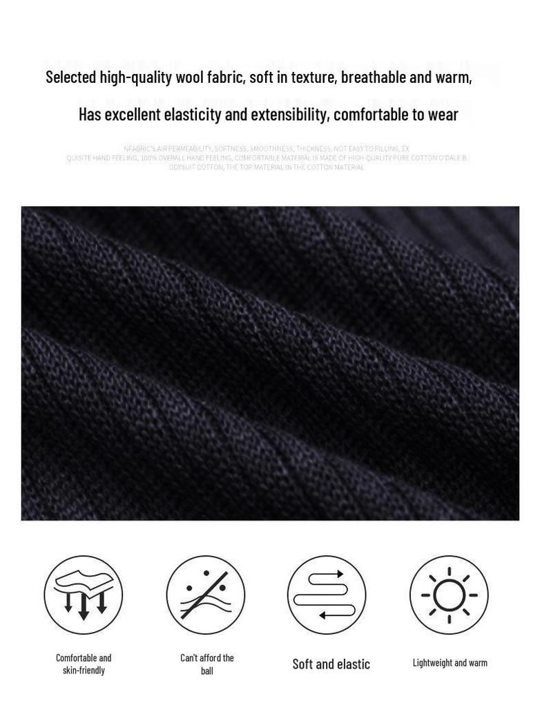 TB BROWIN Korean Style Waffle Knit Sweater - Autumn/Winter Casual Knitwear