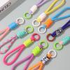 Paracord Braided Woven Keychain Lanyard Buckle Emergency Survival Bagpack Key Ring Wristlet Strap Car Trinket Key Holder