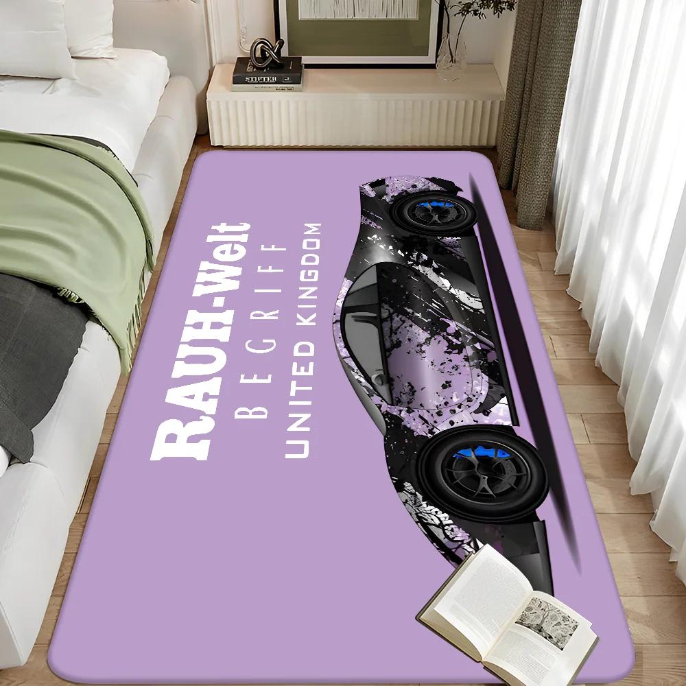 Alfombra Deportiva JDM RWM de Tokio para Decoración del Hogar Felpudo Alfombras de Sala de Estar Alfombra de Dormitorio Pasillo Alfombra Antideslizante Alfombra de Cocina Felpudos