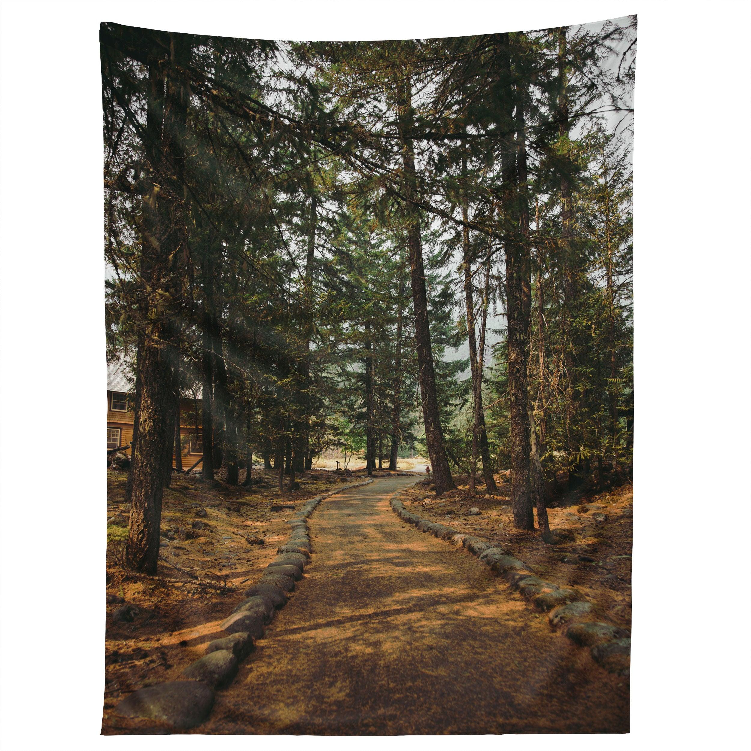 OVER HERE tapestry 75x100