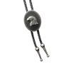 Eagle Head Bolo Tie Women Men Unisex Vintage PU Leather Necktie Rope Tie Neck Jewelry Rodeos Tie for Formal Theme Party