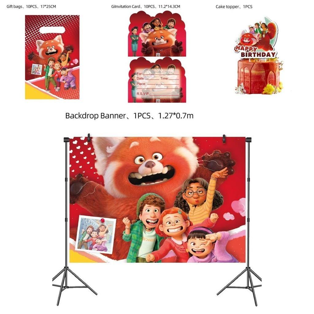 Make Your Child's Birthday Party Extra Special With Turning Red Themed Decorations