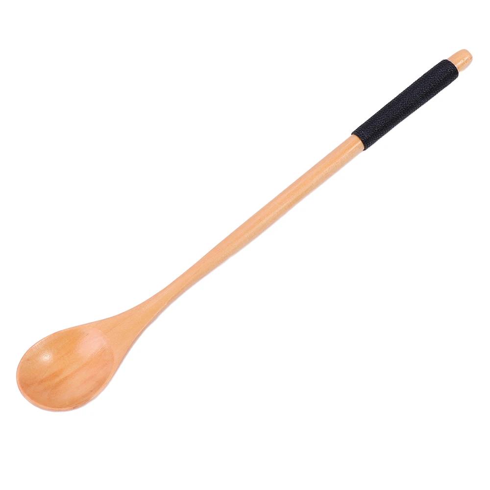Cooking Dessert Long Handle Tableware Kitchen Teaspoon Wooden Spoon Spoons Soup Spoon Coffee Spoon