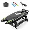 2.4G RC Schnelles Rennboot Wasserdichtes Fernbedienungsgerät Schwarz