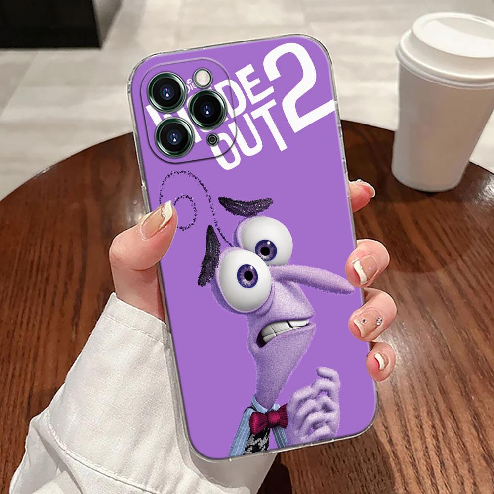 Inside Out Anger Sadness Disgust Phone Case For iPhone 17 Pro Max 17E 11 12 13 14 15 16 Pro Max Plus 17 Air 16E 7 XS Soft Cover