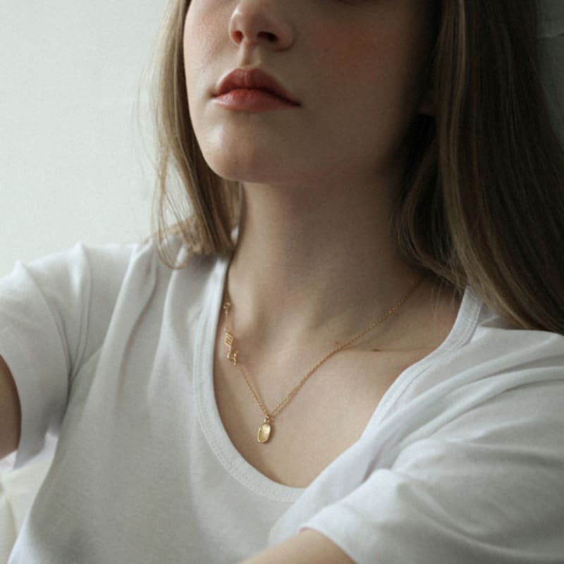 BAEK WOL Seed Necklace