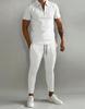 Costume de vară pentru bărbați: Noul ansamblu sportiv pentru tineret și pantaloni casual