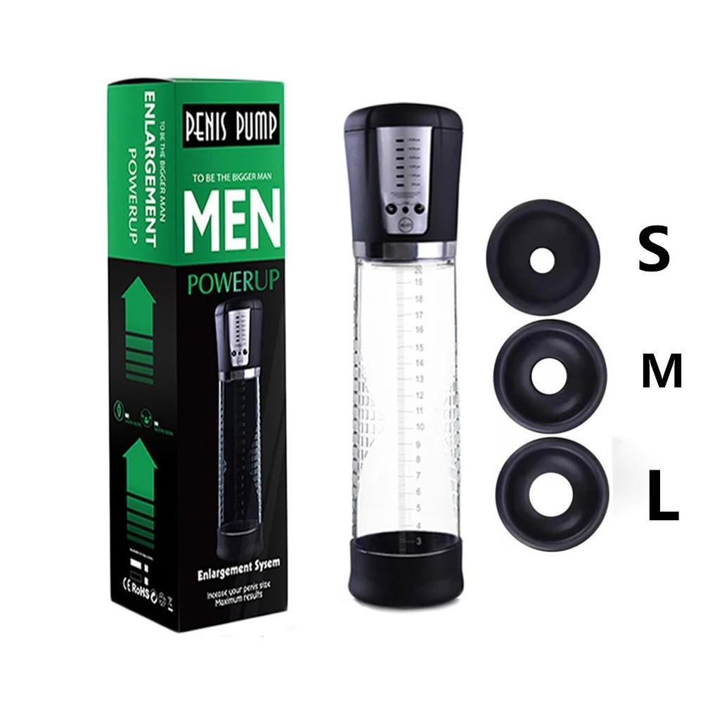 Men's Vacuum Suction Masturbator Cup for Penis Training and Enlargement