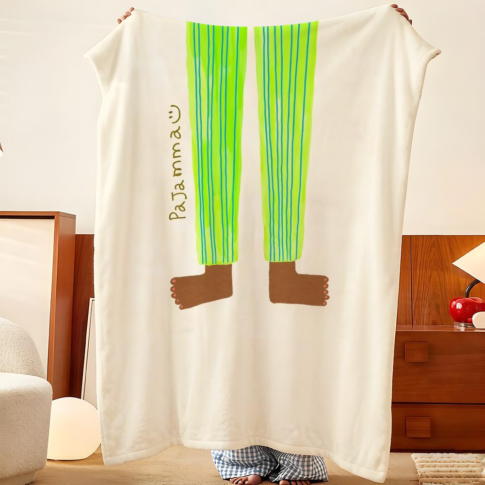 Artist C-Chayun L-Lee Throw Flannel Throw Blanket, Lightweight Cozy, Durable Washable Cute Cool